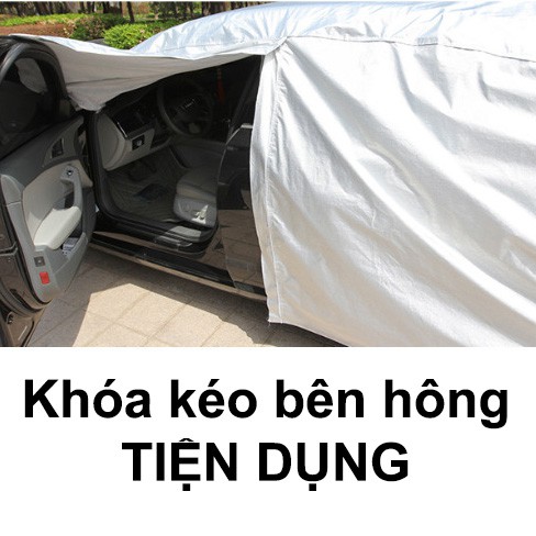 Bạt Phủ Ôtô Tráng Nhôm Cách Nhiệt Cao Cấp (Phiên bản mới 2020)