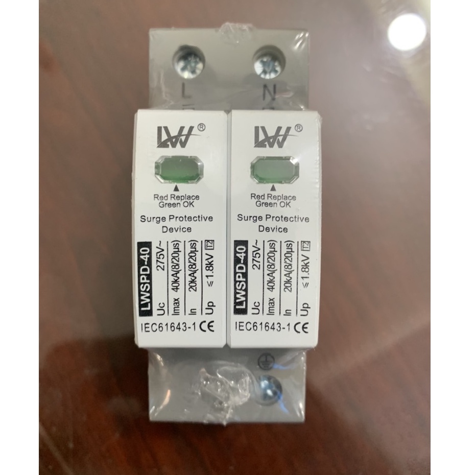 Chống sét AC LWSPD-40 275V 2P 20KA-40KA