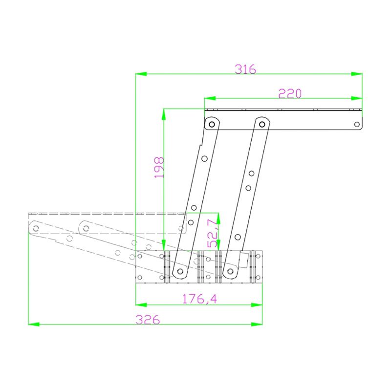 1 Cặp Giá Đỡ Nâng Bàn Cà Phê Khách Sạn Thay Thế Tiện Dụng