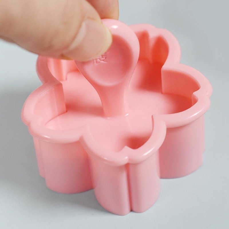Set 4 Khuôn cutter nhấn bánh hoa anh đào