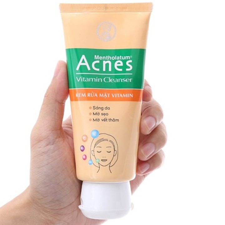 Acnes Vitamin Cleanser – Kem Rửa Mặt Vitamin 100g - Coastlinecare Pharmacy