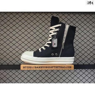 SALE Giày HOT THANH LÝ- Giầy Rick Owens cao cổ Sneaker Nam , Nữ   Tăng Chiều Cao  * * ⁵ Chất