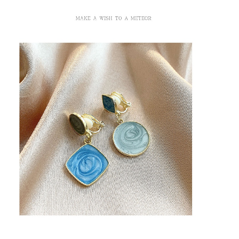 Bông Tai Kẹp Không Xỏ Lỗ Thiết Kế Đơn Giản Thanh Lịch Nhiều Kiểu Tùy Chọn