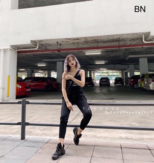 Quần kaki xếp ly gấu