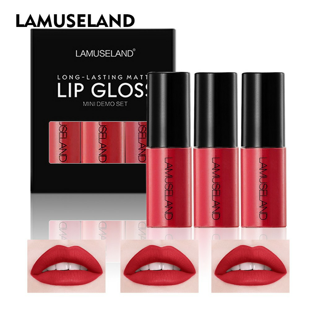 ✓ [LAMUSELAND] SON KEM LÌ MỊN MÔI LAMUSELAND LONG-LASTING MATTE