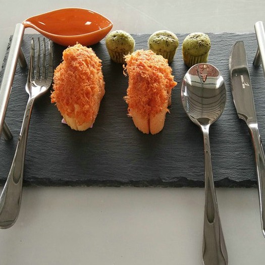 Dĩa/Đĩa đá đen decor đồ ăn, chụp ảnh sản phẩm, loại tròn-vuông-chữ nhật nhiều kích cỡ