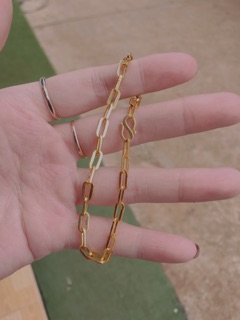 Lắc tay bạc xi vàng
