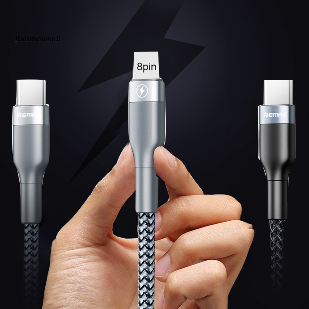 Dây Cáp Sạc Nhanh Remax Rc-009 1m 3a Pd Cho Iphone