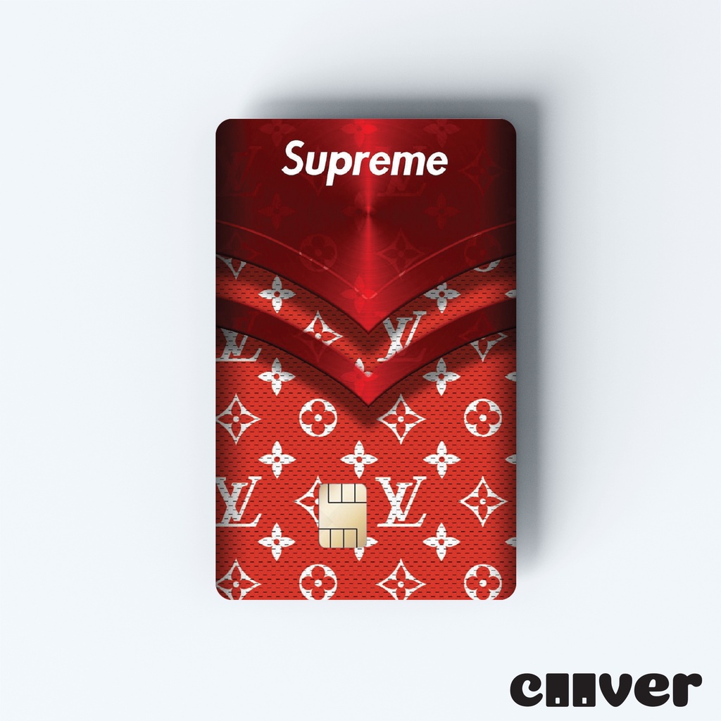 SUPREME 2 - Miếng dán thẻ FREESHIP – Miếng dán thẻ ngân hàng/thẻ ATM, thẻ chung cư, thẻ thang máy, gửi xe