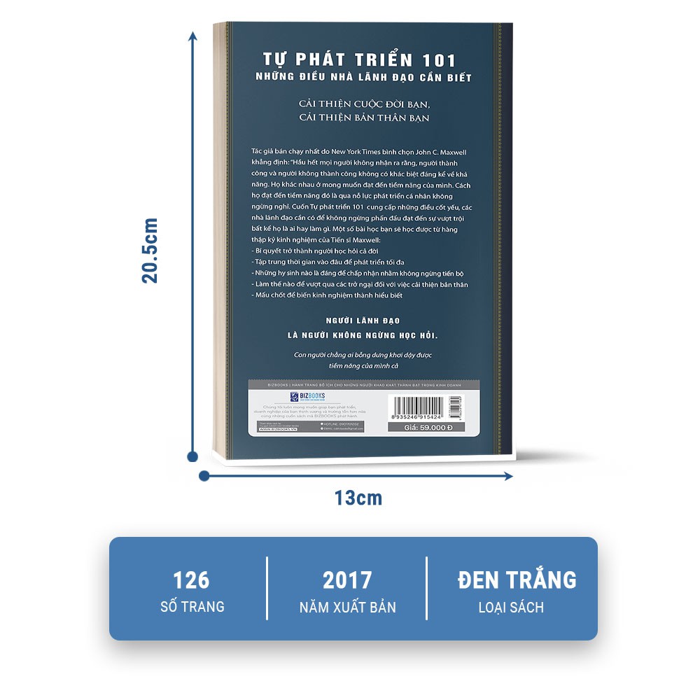 Sách - Tự phát triển - 101 Những Điều Nhà Lãnh Đạo Cần Biết - BIZBooks