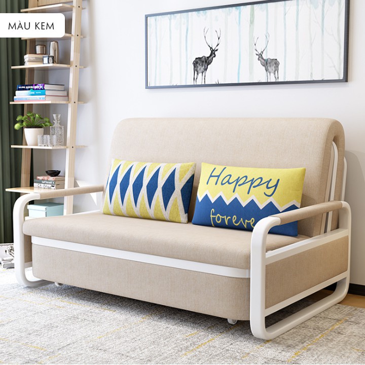 GIƯƠNG SOFA GẬP GỌN THÀNH GHẾ  CÓ NGĂN CHỨA ĐỒ 1m58 X 1m92 | WebRaoVat - webraovat.net.vn