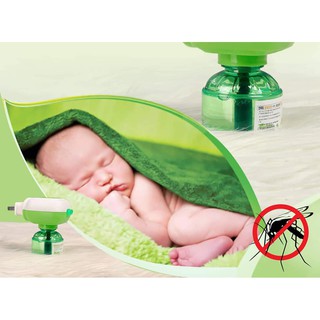 Máy Đuổi Muỗi Tinh Dầu, An Toàn Cho Bé và Bà Bầu, Gồm 01 củ Đèn, 02 lọ Tinh dầu