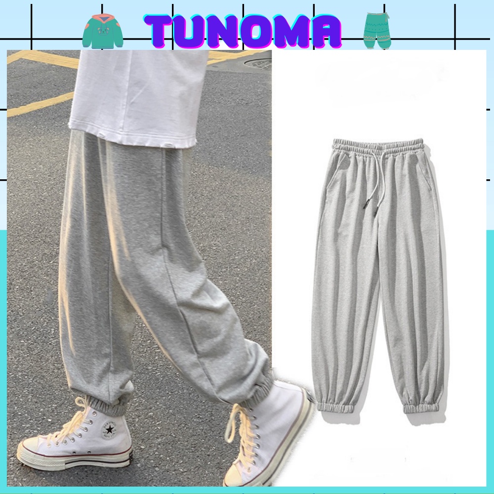 Quần Jogger Tunoma quần thun nam thu đông unisex phong cách Hàn quốc QD275