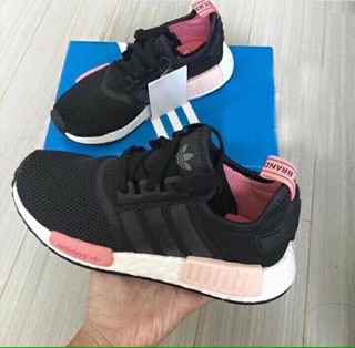 Giày NMD trắng xanh