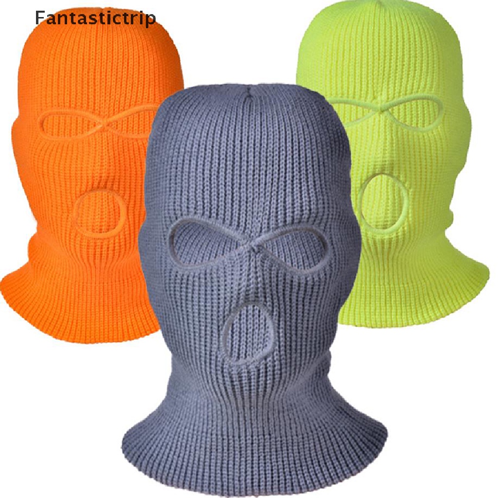 Mũ Len Trùm Đầu 3 Lỗ Giữ Ấm