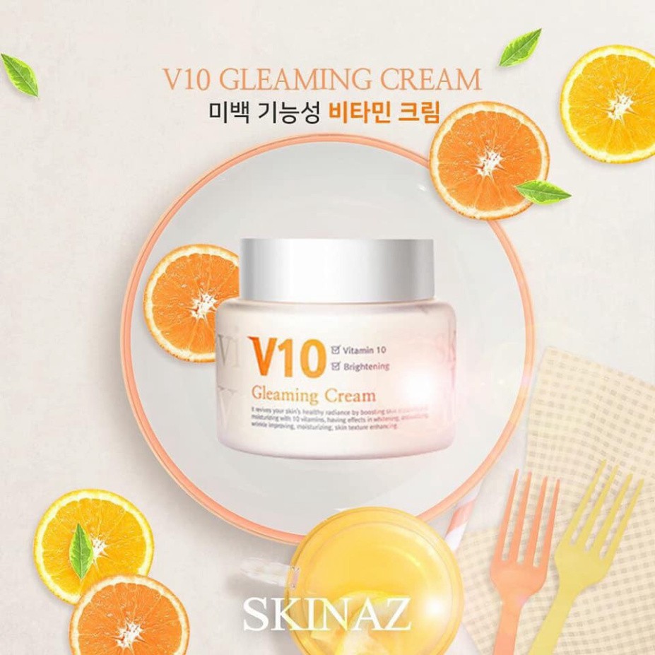 Kem V10 Skinaz Hàn Quốc Chính Hãng 100ml - V10 Gleaming Cream Skinaz .