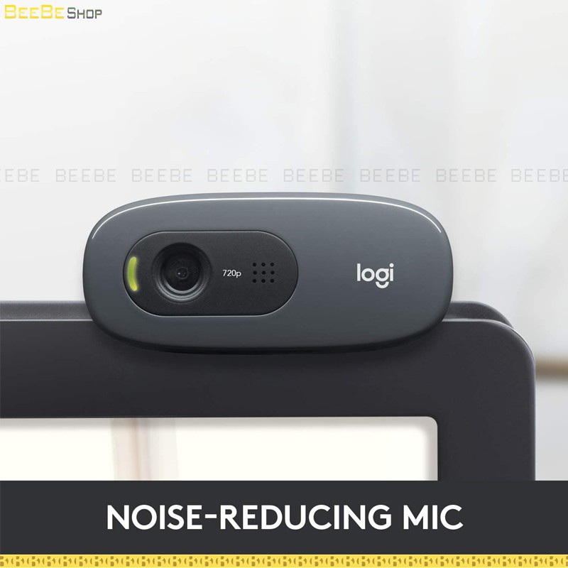 LOGITECH C270 - Webcam Máy Tính, Laptop, Có Micro, HD 720p, 30fps (Bảo Hành 2 Năm) | BigBuy360 - bigbuy360.vn