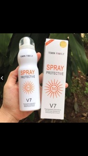 Xịt chống nắng Hàn Quốc Sun Screen V7 180ml