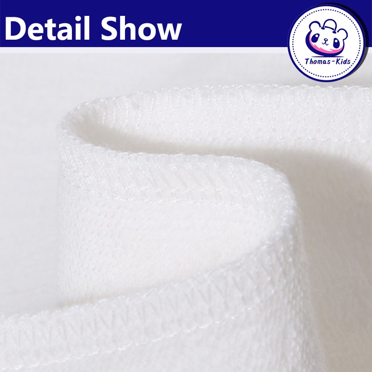 [THOMAS KIDS] Áo Thun Cotton Tay Dài Cổ Tròn Thoáng Khí In Hình Chú Vịt Dễ Thương Thời Trang Cho Bé Gái 3-8 Tuổi