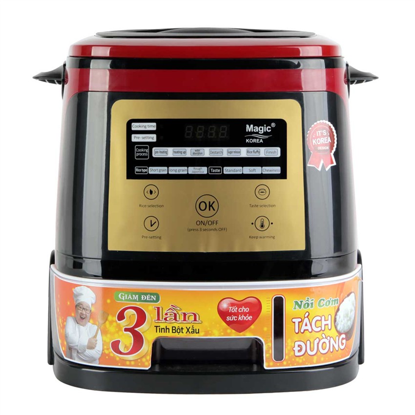 Nồi cơm điện tách đường 3.5L MAGIC KOREA A-510 công suất 900w bảo hành 12 tháng. | BigBuy360 - bigbuy360.vn