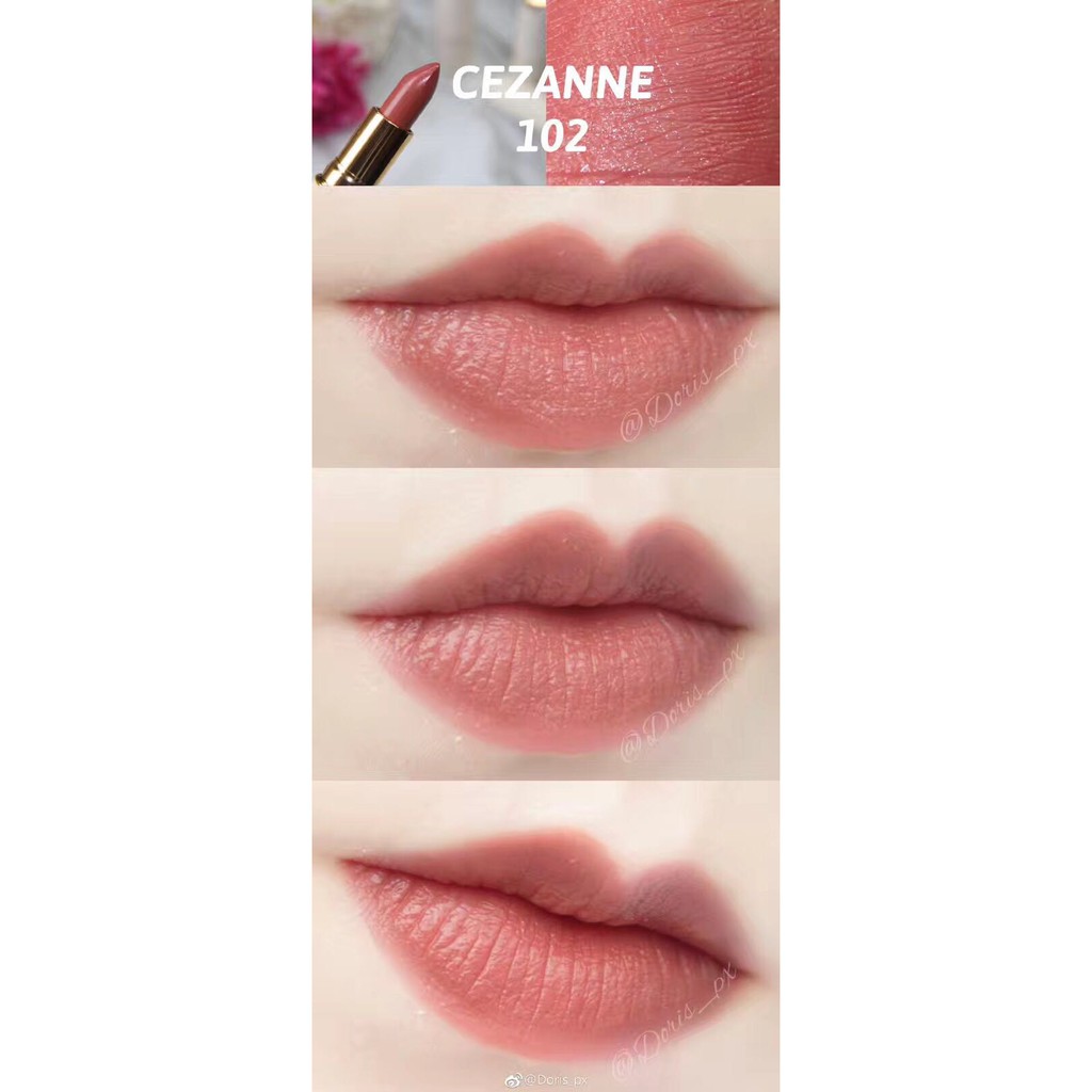 (Tặng kèm gương) Son Cezanne Lasting Lip Color 501 - 407 - 105 - 504 - 402 - 406