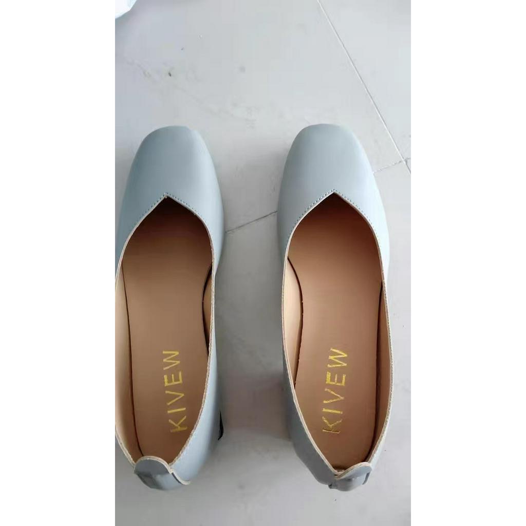 SẴN ĐEN 35- Giày cao gót da mềm BIG SIZE 34-42 - Ảnh thật