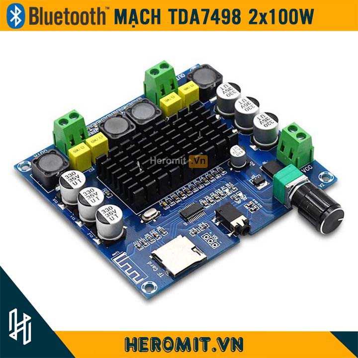 Mạch khuếch đại âm thanh  BLUETOOTH 2x100w TDA7498