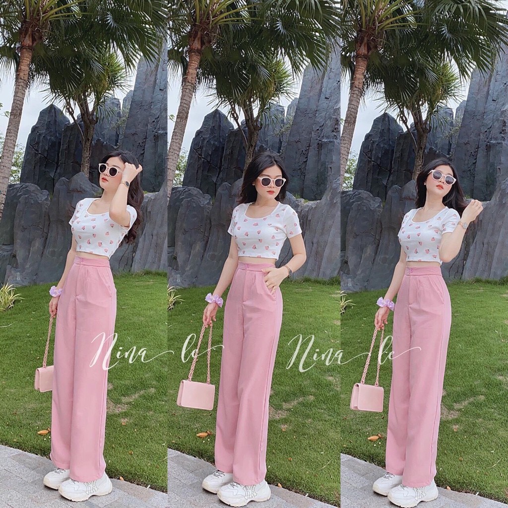 Quần suôn culottes