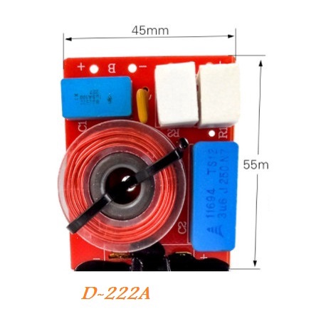 Phân tần hai đường tiếng D-222 - 2 Way Bass Treble NHẬP KHẨU   quý khách lưu ý giá là 1sp