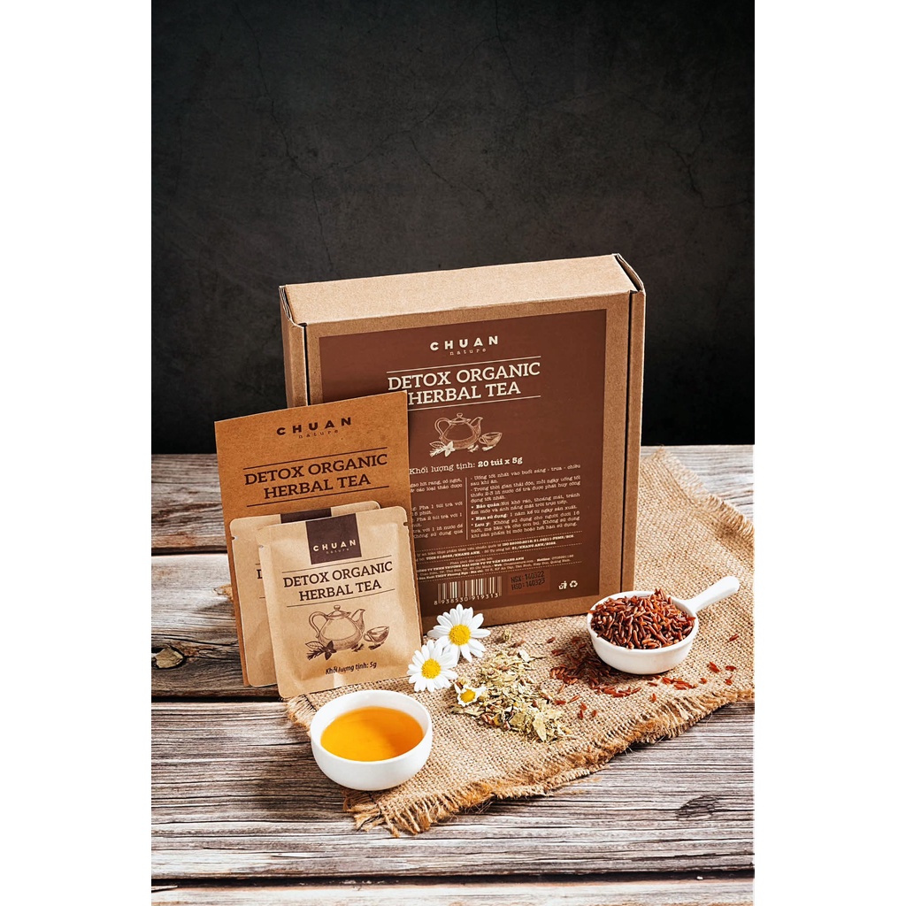 TRÀ DETOX ORGANIC HERBAL TEA CHUAN NATURE