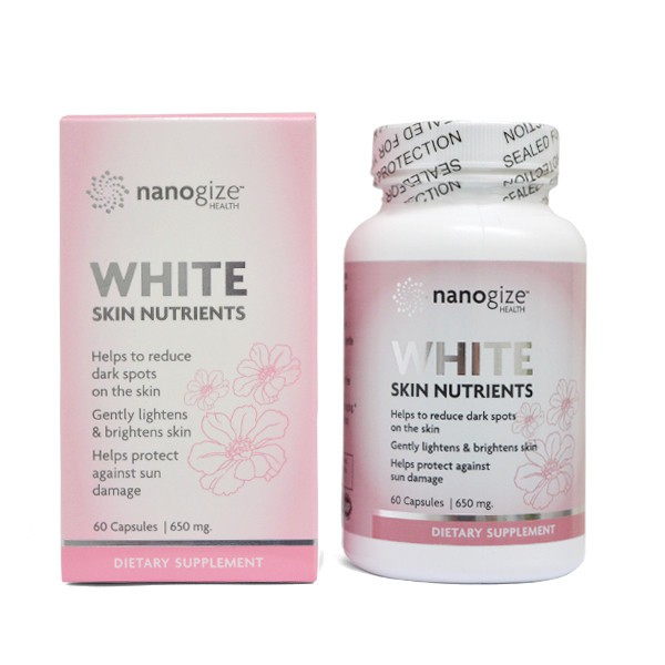 Uống trắng da nanogize Health White Skin Nutrients - 60v