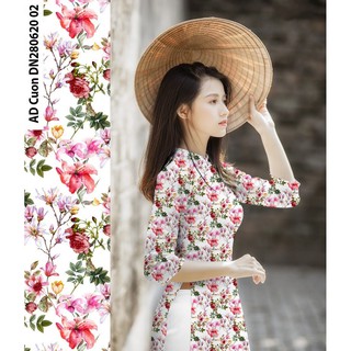 [Giá Sập Sàn] Áo dài Lụa nhật in 3D Siêu Sang