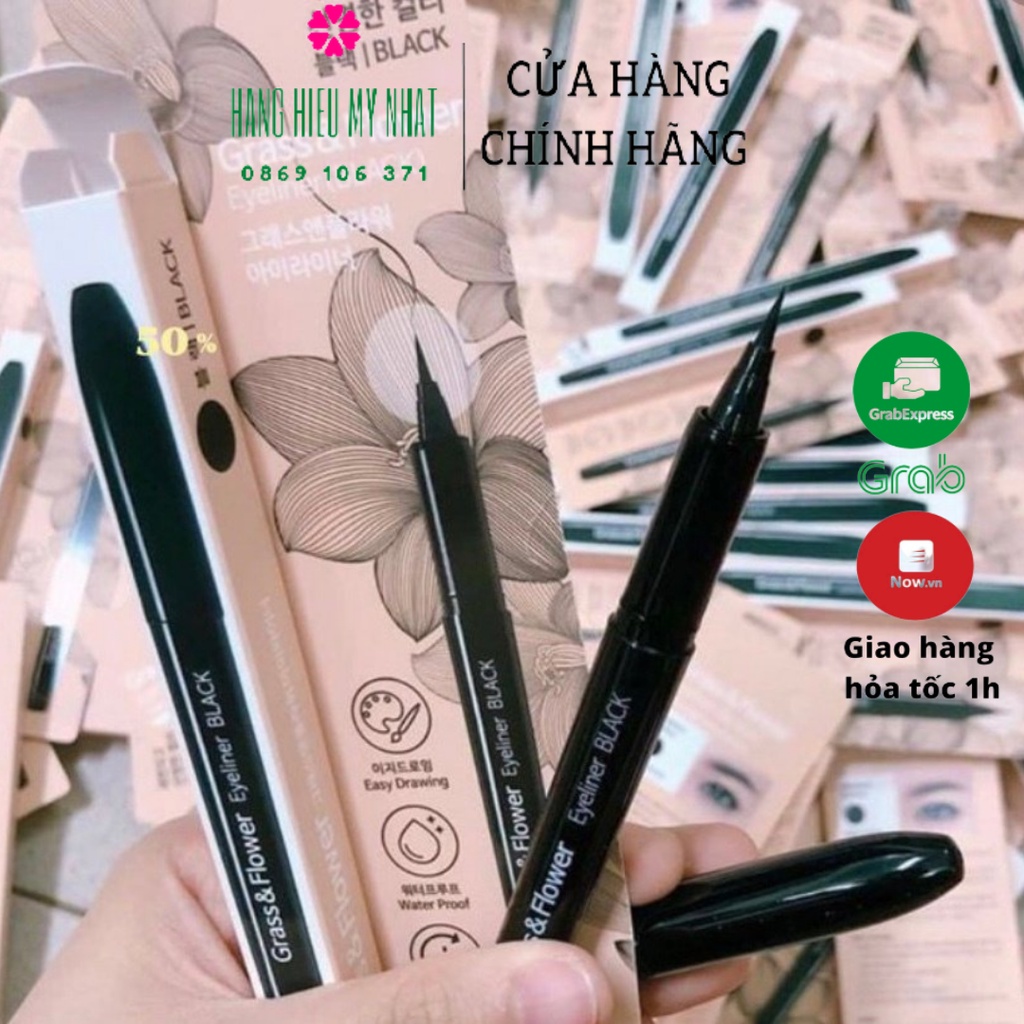 Dạ kẻ mắt không lem Grass &amp; Flower Eyeliner Hàn Quốc