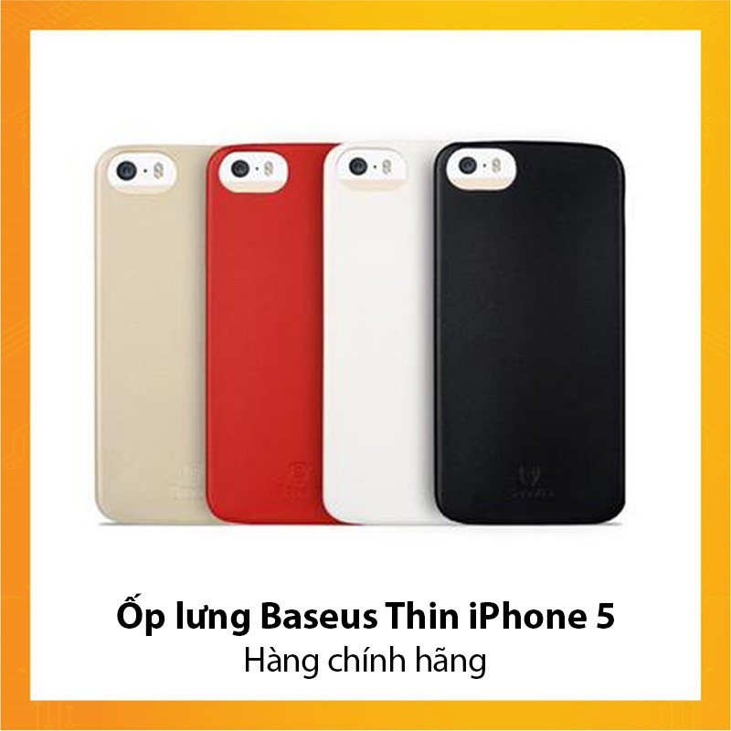 Ốp lưng Baseus Thin iPhone 5 - Hàng chính hãng