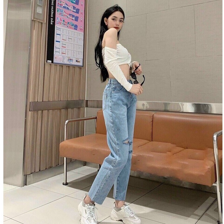 Quần jean nữ YOUTH  chất bò xịn phong cách Hàn Quốc - Nhiều mẫu - QBB