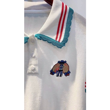 áo thun quảng châu thêu hình bao chất sịn sò