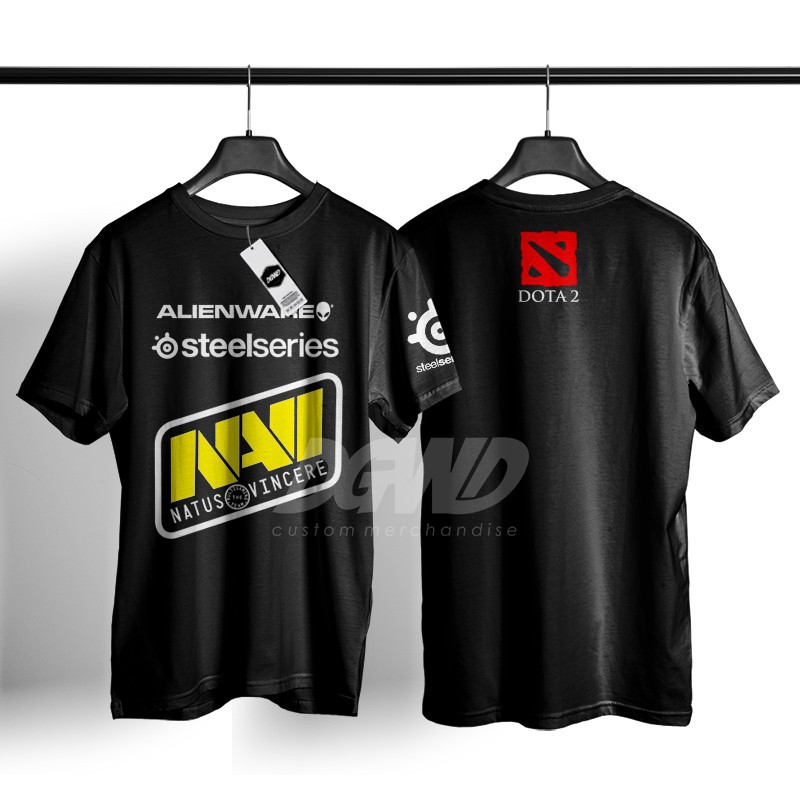 HOT🔥 Áo Phông Dota2 T-shirt Gaming Navi Natus Vincere Alienware Stellseries mẫu mới cực chât