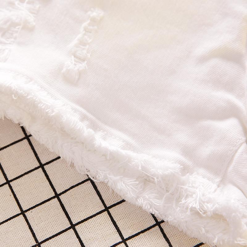 Quần Short Denim Viền Rách Phong Cách Hàn Quốc 2021 Cho Nữ | BigBuy360 - bigbuy360.vn