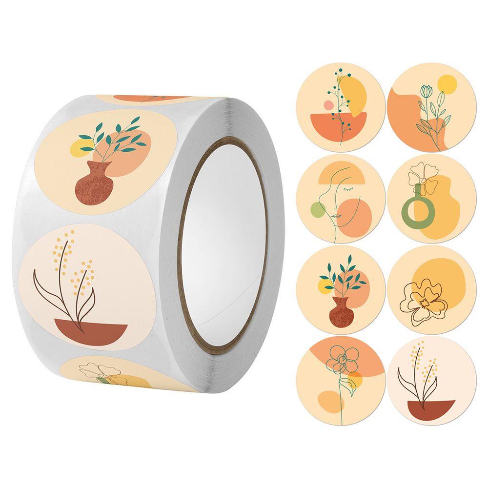 CHOOKEY Cuộn 500 Nhãn Dán Trang Trí Sổ Tay