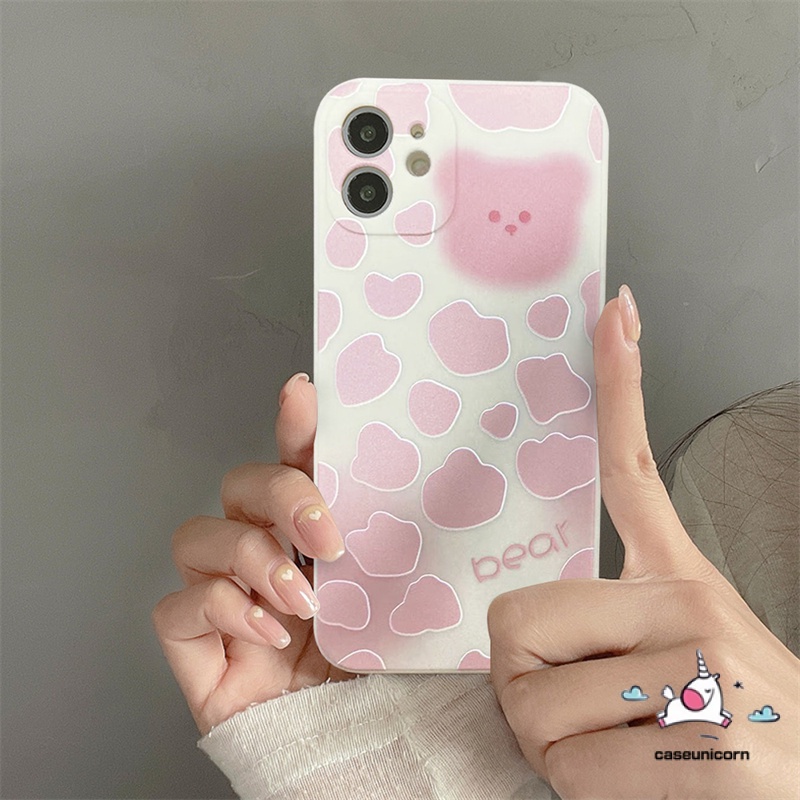 Ốp lưng iphone cạnh vuông hồng BVC 6s/6splus/7/7plus/8/8plus/x/xr/xs/11/12/13/14/pro/max/plus/promax BVC974
