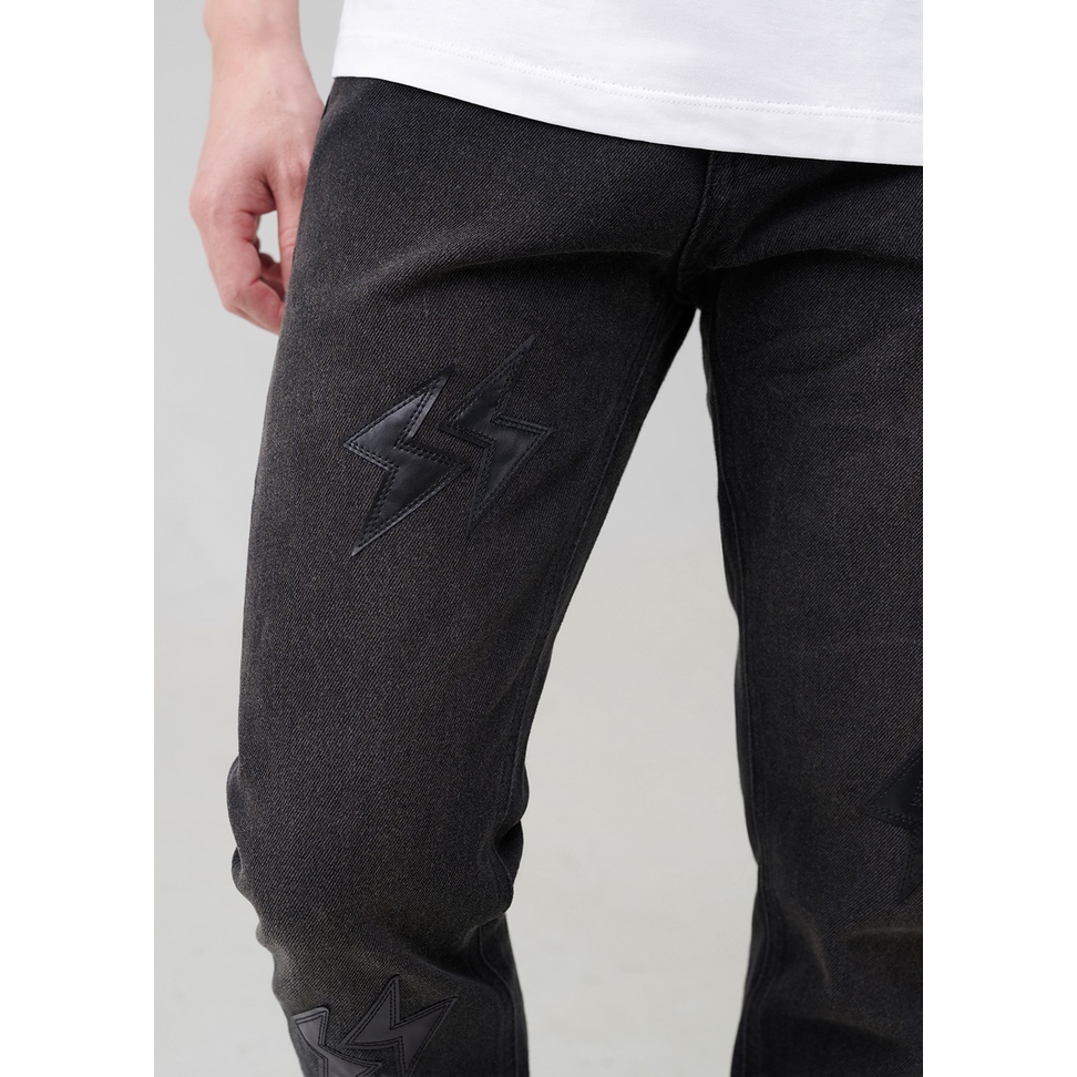 Quần Jeans nam ống đứng LIGHTNING DENIM - VINTAGE BLACK