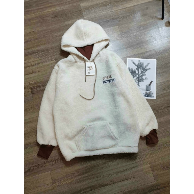 ( ẢNH THẬT) ÁO KHOÁC  HOODIE LÔNG Creat SIÊU XINH THỜI TRANG HÀN QUỐC , SIÊU ẤM - MC [NewUnisex]