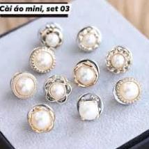 Set cài áo mini 10 món giao hàng ngẫu nhiên