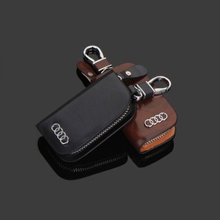 Bao da chìa khóa xe audi cao cấp
