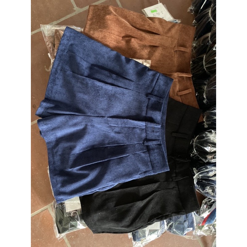 Quần Short Nữ vải Nhung Thời Trang Cá Tính | BigBuy360 - bigbuy360.vn