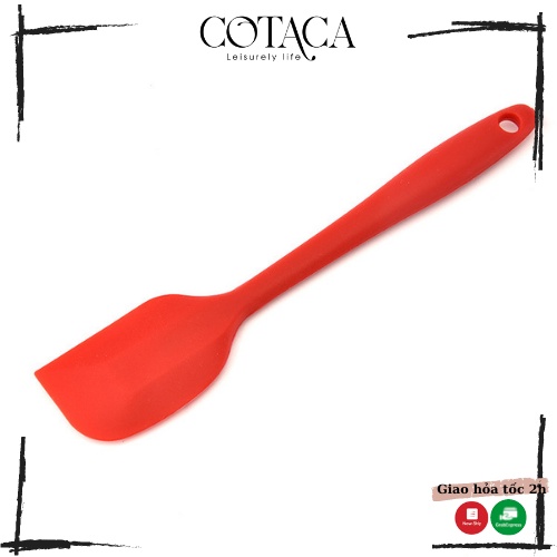 Dụng cụ làm bánh Spatula phới trộn bột, phới dẹt silicone tiện dụng