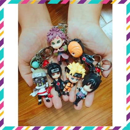 Móc khóa mô hình chibi các nhân vật Naruto,siêu dễ thương,độc đáo