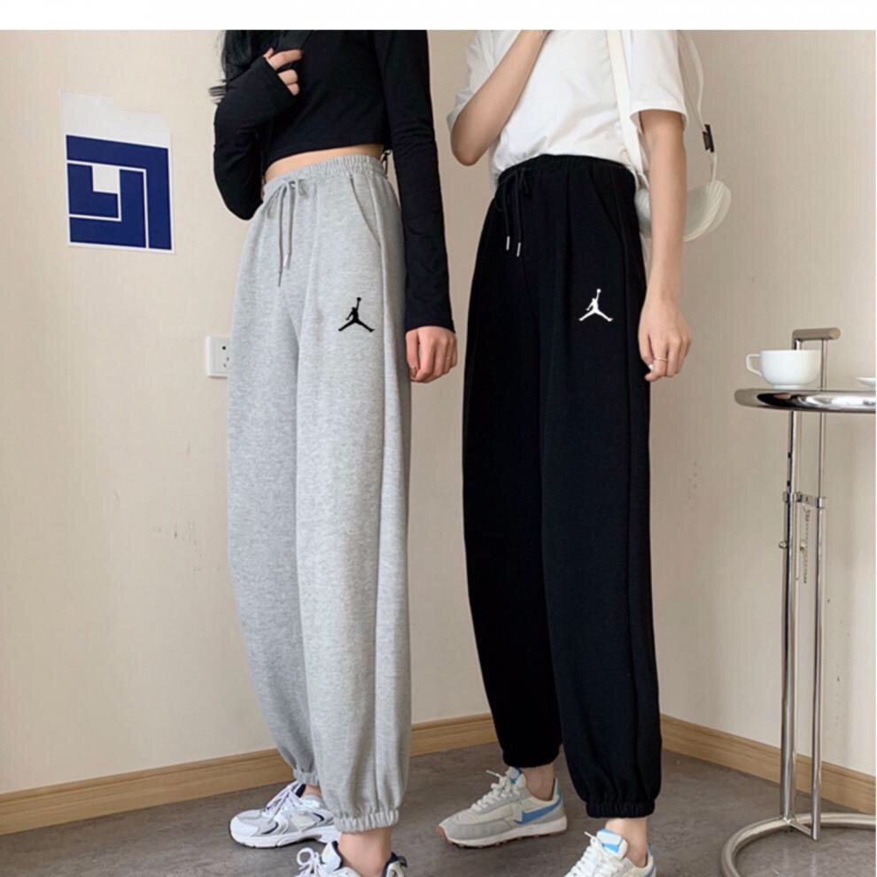 Quần jogger jd nỉ ống rộng lưng cao bo gấu ulzzang/ Quần dài ống bom nam nữ thời trang unisex_xuongmaythuhien | WebRaoVat - webraovat.net.vn