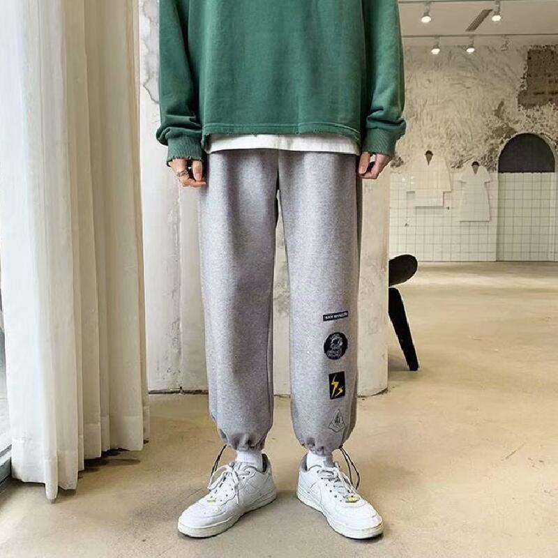 Quần thể thao ống rộng thoải mái thời trang Hàn Quốc cho nam size M-5XL