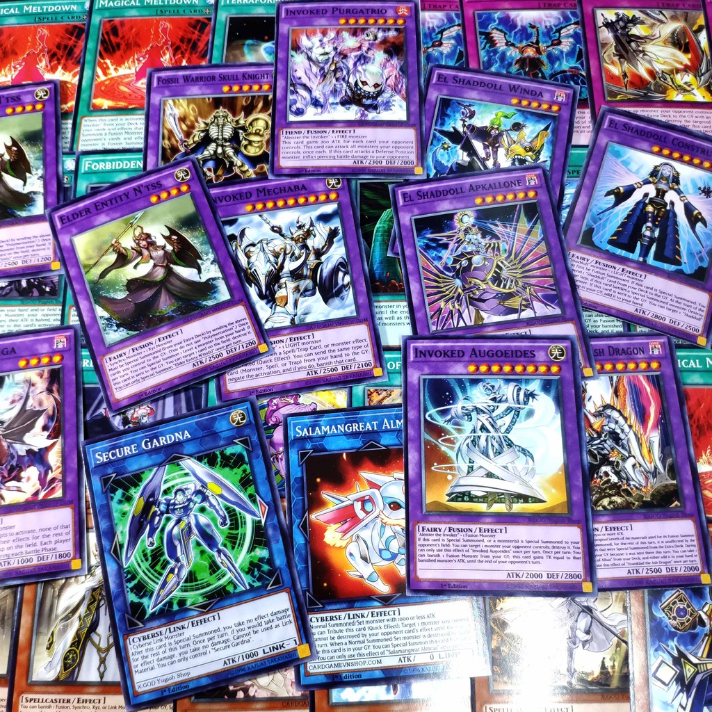 Bài Yugioh ❤️FREESHIP❤️ Thẻ bài Yugioh Dogmatika Invocked deck 54 lá